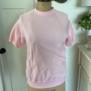 VTG NEW pink Boxy short sleeve Sweatshirt Vintage basset-walker